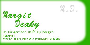 margit deaky business card